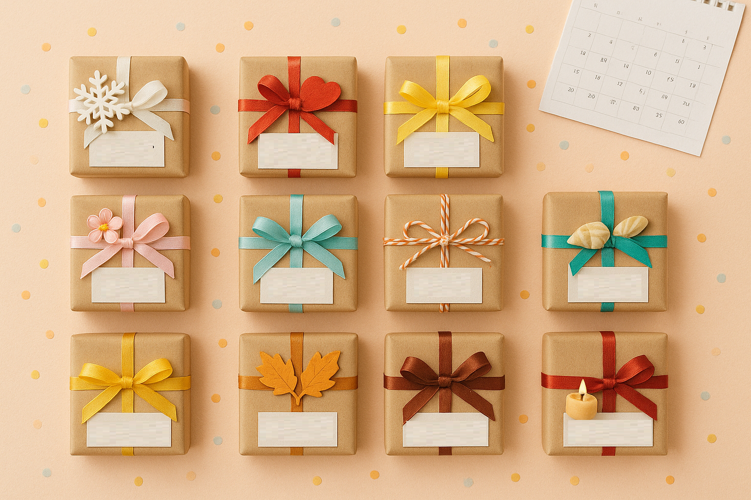 12 Geschenken für jeden Monat eines Geburtstag