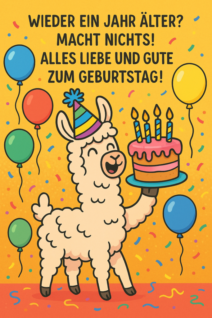 Alles Liebe und Gute zum Geburtstag