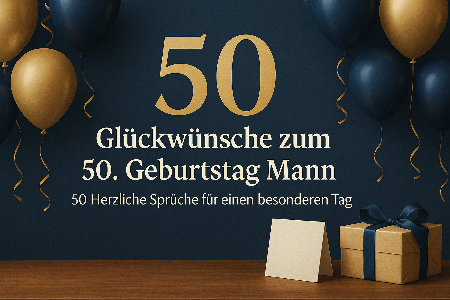 Glückwünsche zum 50. Geburtstag Mann – 50 Herzliche Wünsche für einen besonderen Tag