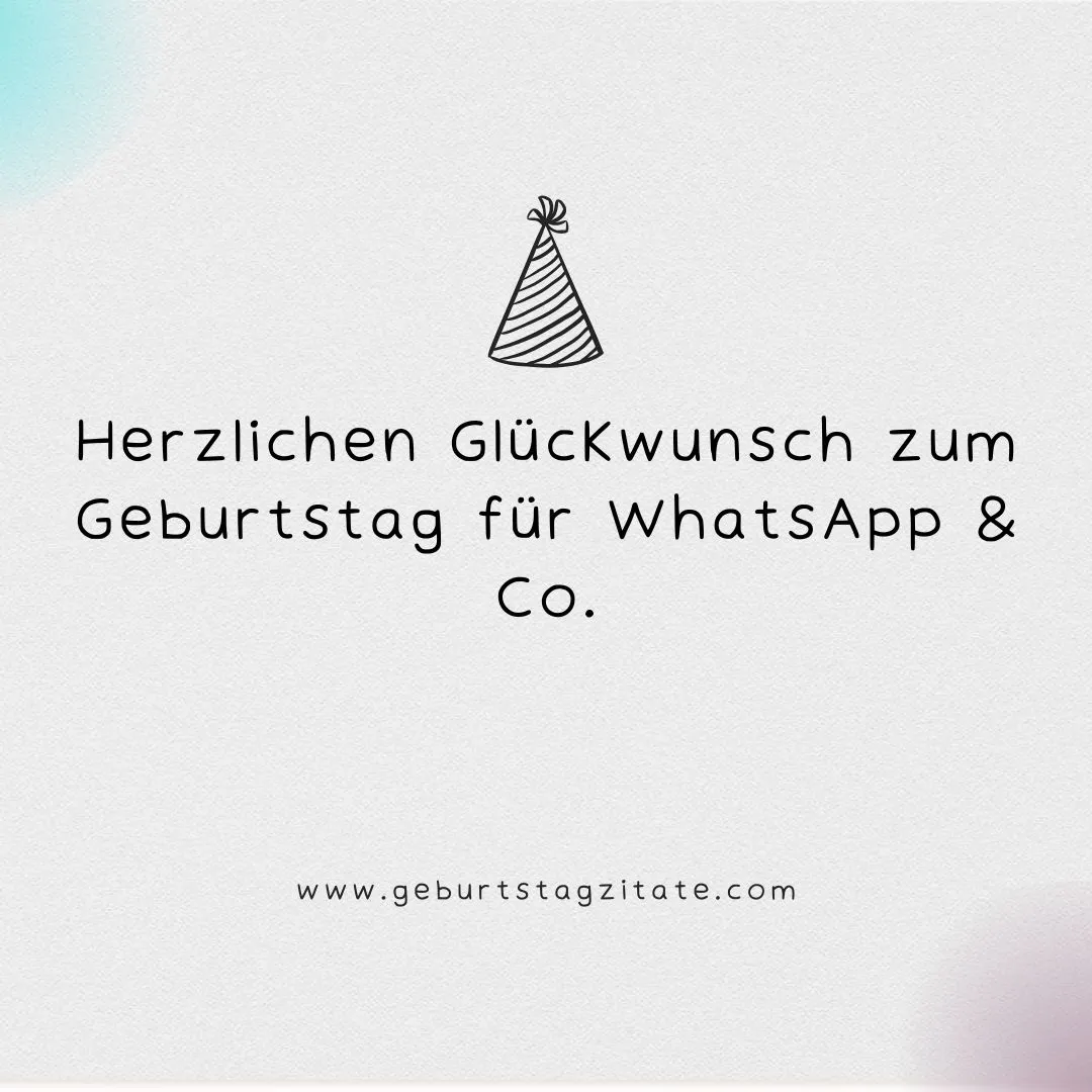Herzlichen Glückwunsch zum Geburtstag für WhatsApp & Co.
