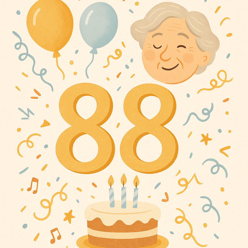 10 Lustige Gedichte zum 88. Geburtstag – Mit einem Augenzwinkern älter werden!