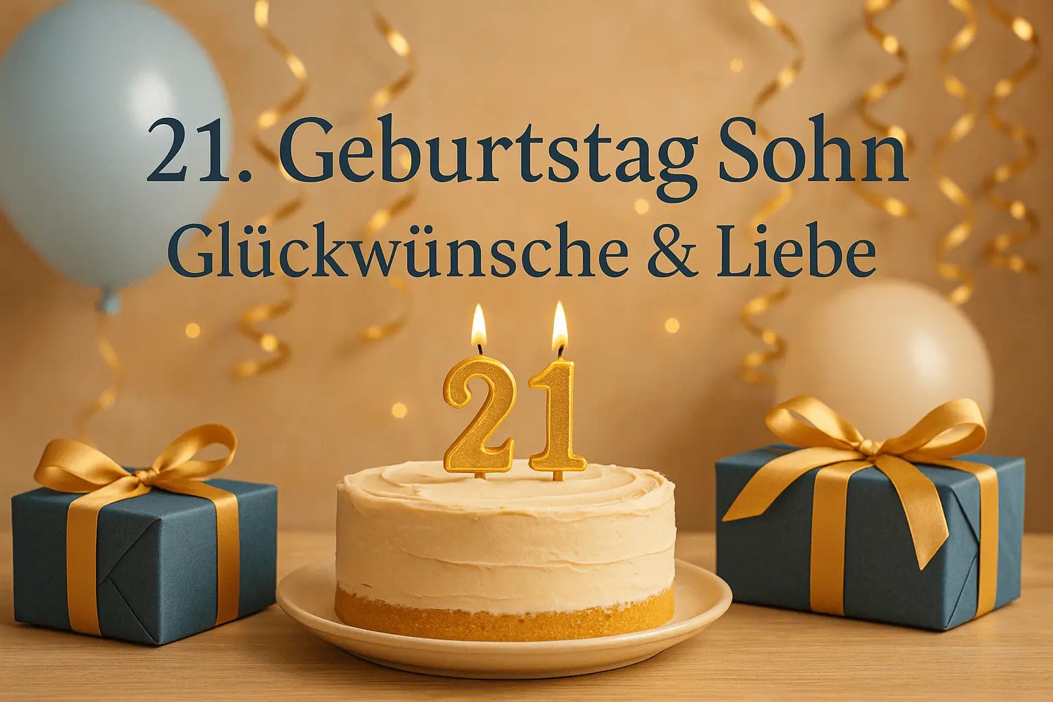 25 Glückwünsche zum 21. Geburtstag Sohn – Herzlich, Liebevoll & Unvergesslich