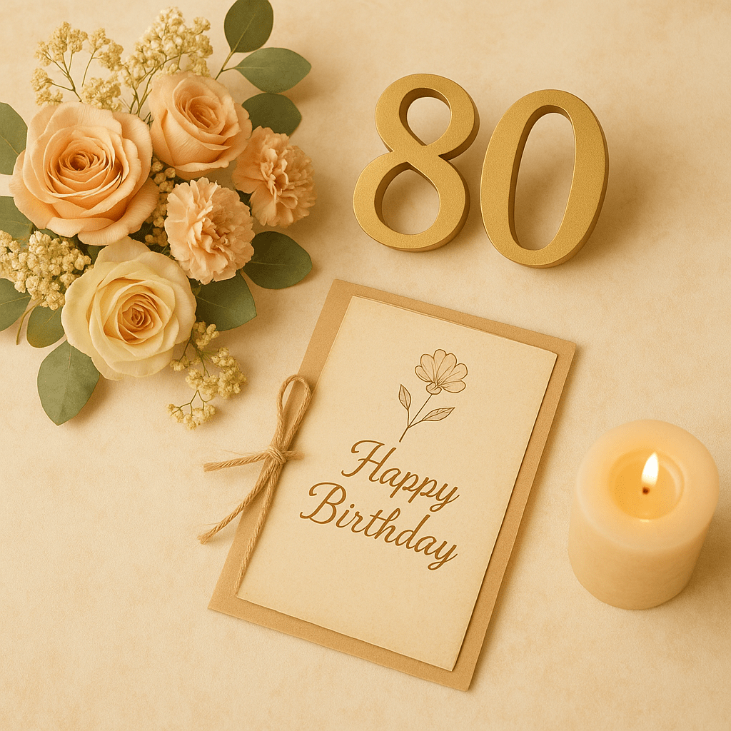 30 Herzliche Glückwünsche zum 80. Geburtstag für Familie und Freunde