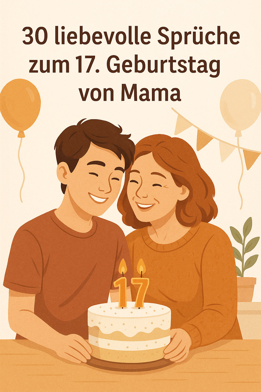 30 liebevolle Sprüche zum 17. Geburtstag von Mama – Für einen unvergesslichen Tag