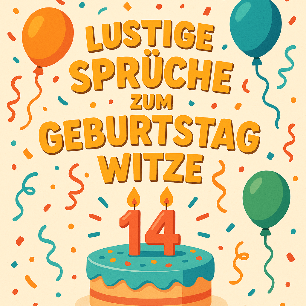 33 Lustige Sprüche zum 14 Geburtstag Witze – Die Witzigsten Ideen für Teenager mit Humor