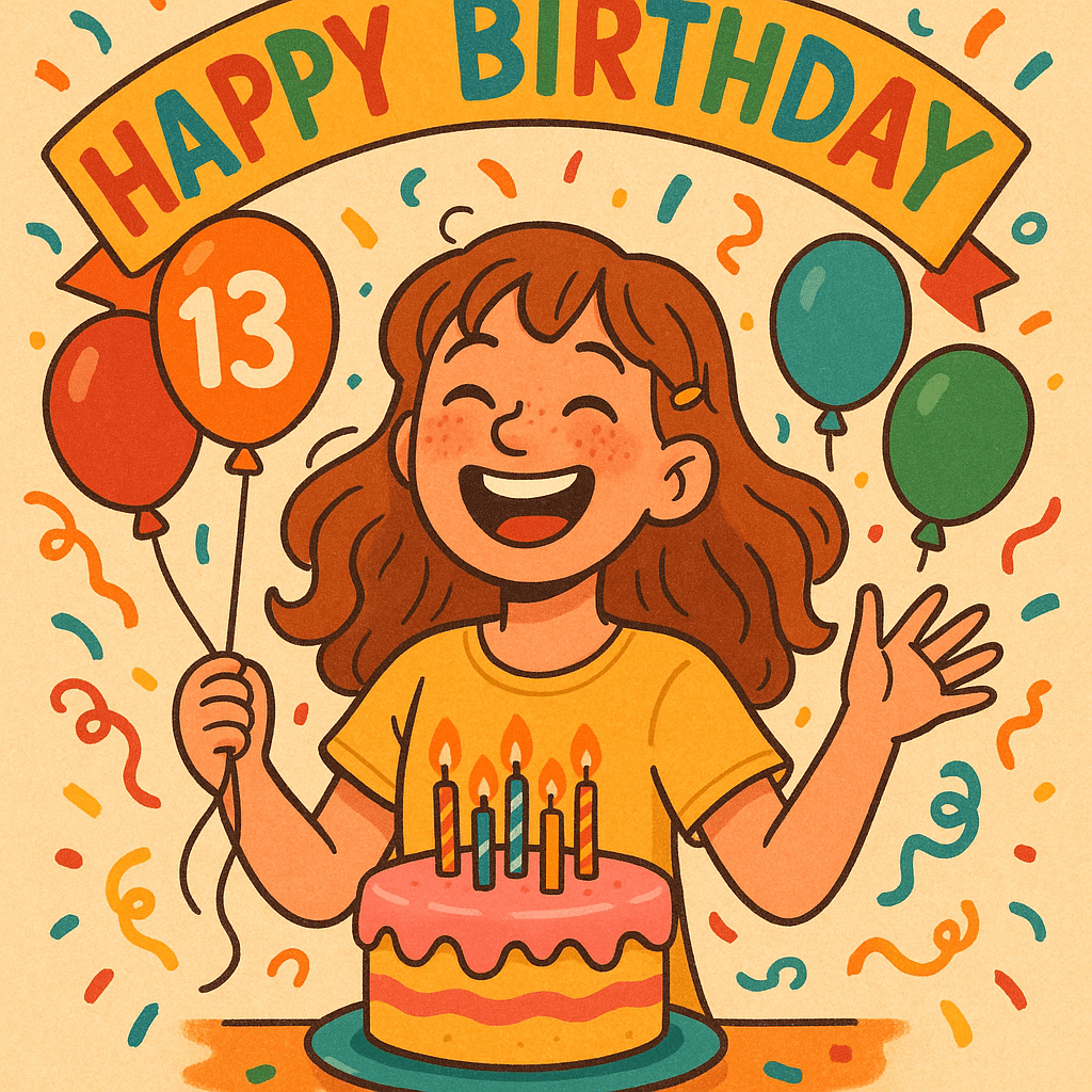 33 Sprüche zum 13. Geburtstag Mädchen Lustig – Freche, Süße & Witzige Glückwünsche