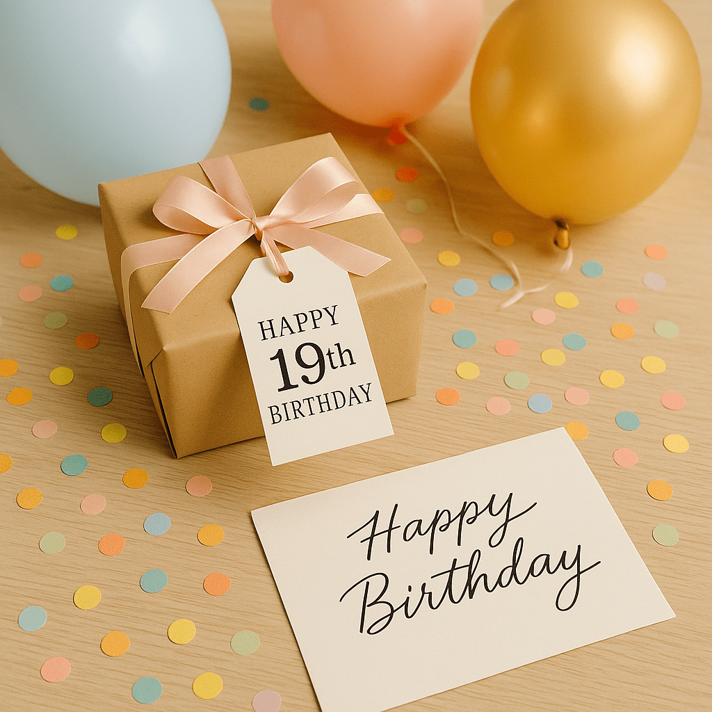 45 Schöne Glückwünsche zum 19. Geburtstag für WhatsApp & Karten