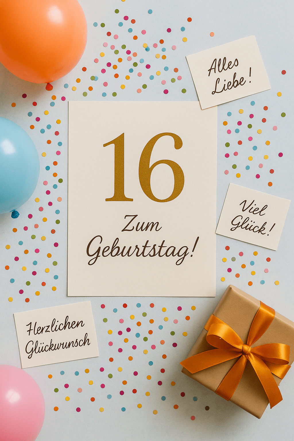 55 Ideen zur Gratulation zum 16. Geburtstag – Herzliche & Lustige Wünsche für Teenager