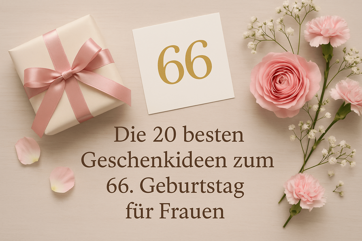 66. Geburtstag Frau Geschenk – Die 20 besten Ideen