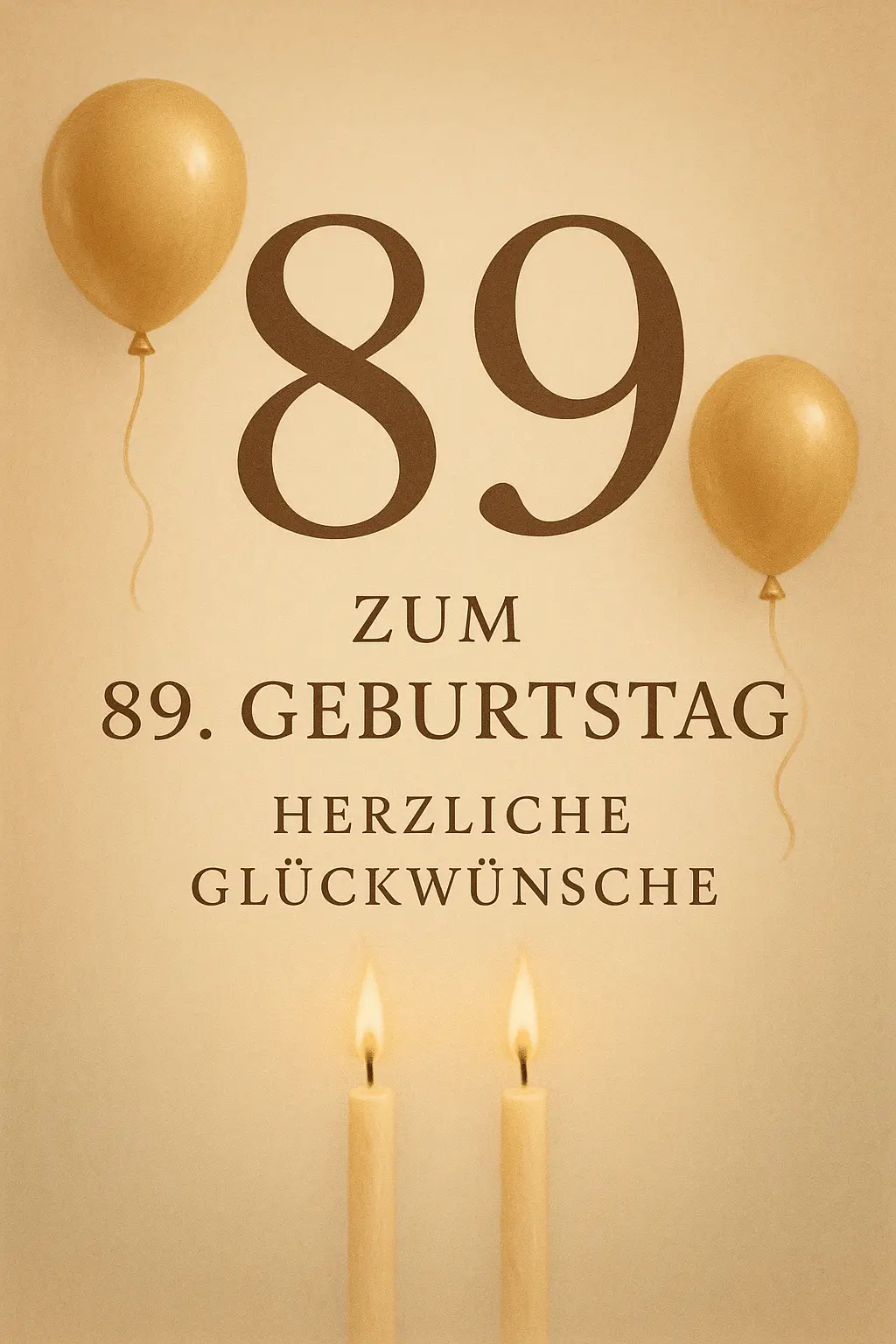 89 Glückwünsche zum 89. Geburtstag Mann – Ehrliche Worte für einen besonderen Gentleman