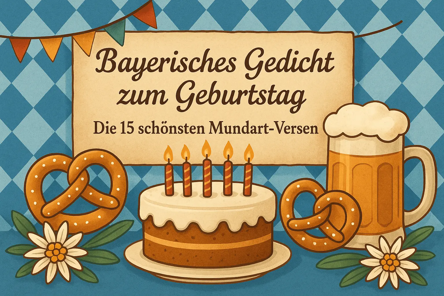 Bayerisches Gedicht zum Geburtstag – Die 15 schönsten Mundart-Versen