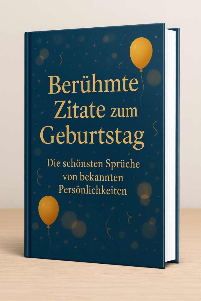 Berühmte Zitate zum Geburtstag Die schönsten Sprüche von bekannten Persönlichkeiten ebook