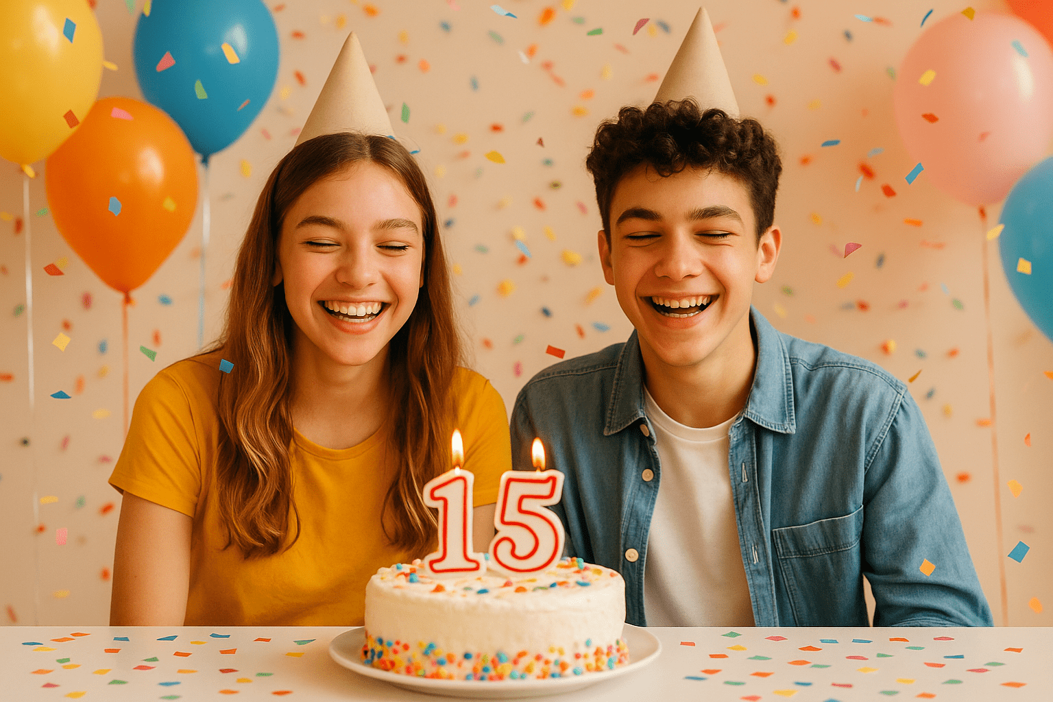 Die schönsten Glückwünsche zum 15. Geburtstag – Für Mädchen und Jungen