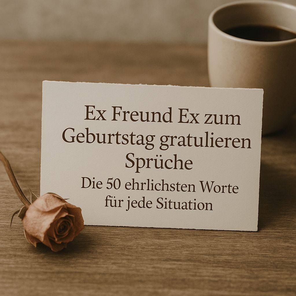 Ex Freund Ex zum Geburtstag gratulieren Sprüche – Die 50 ehrlichsten Worte für jede Situation
