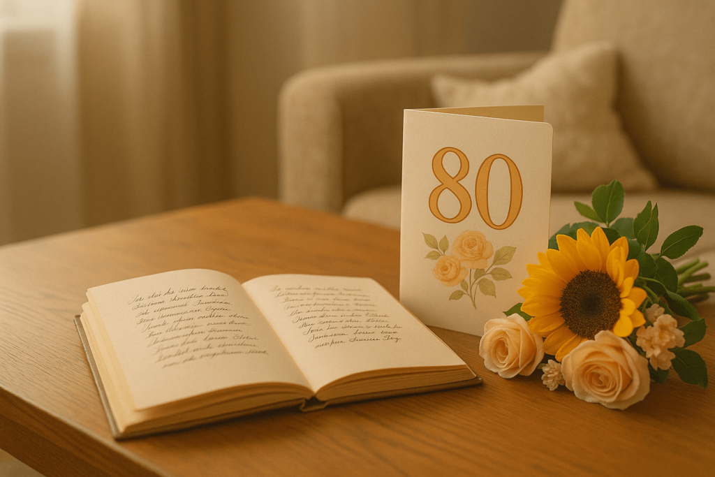 Gedichte zum 80. Geburtstag – Die schönsten Verse für einen besonderen Tag