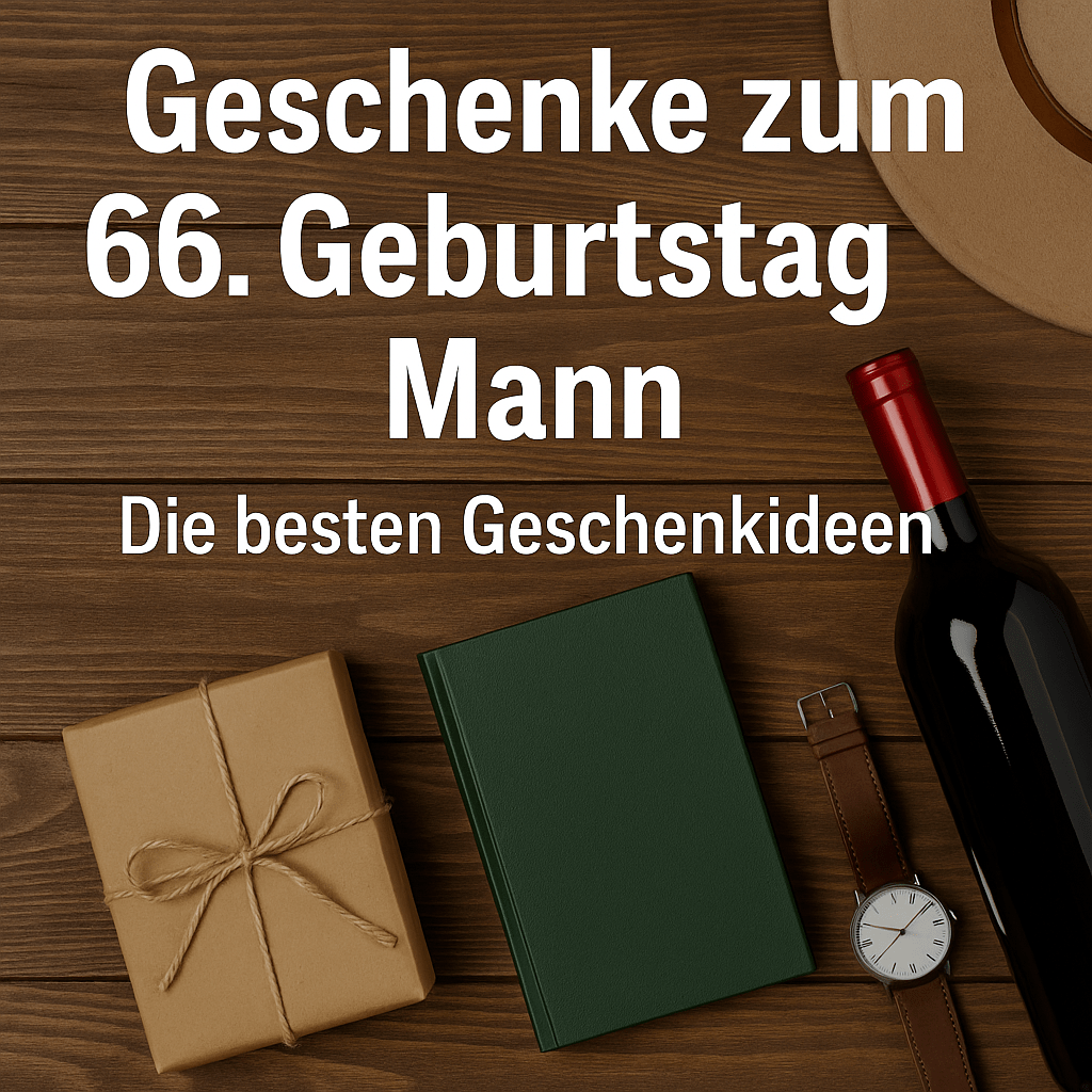 Geschenke zum 66. Geburtstag Mann – Die besten Geschenkideen 2025