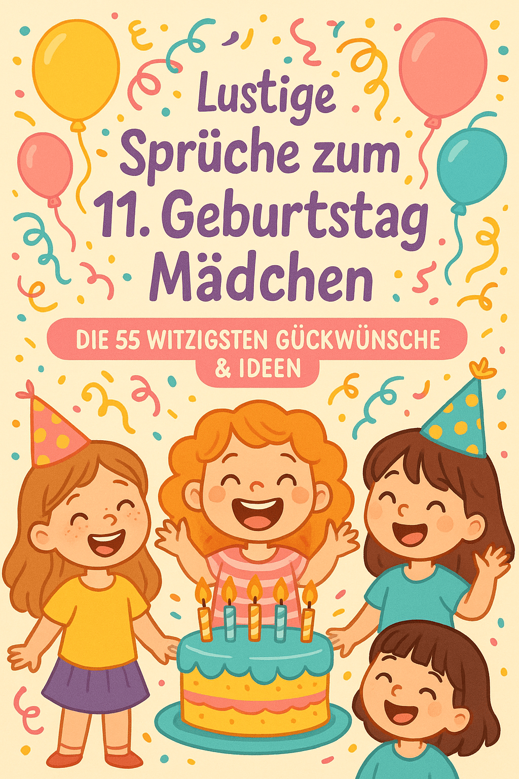 Lustige Sprüche zum 11 Geburtstag Mädchen – Die 55 witzigsten Glückwünsche & Ideen