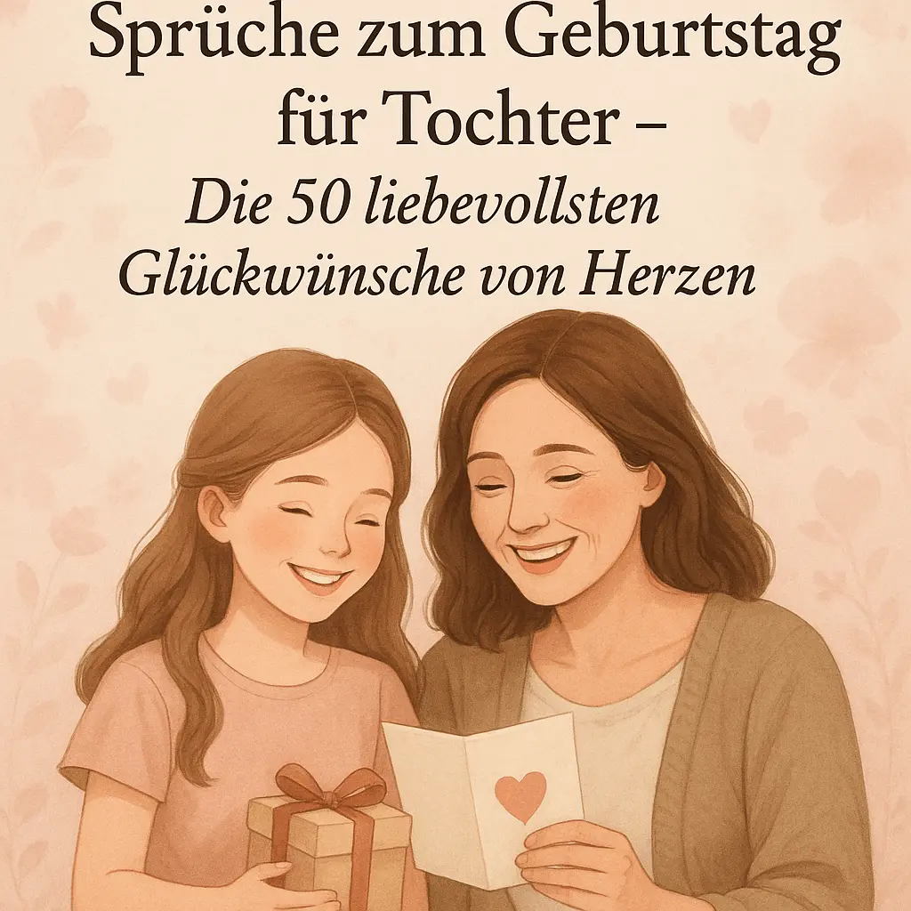 Sprüche zum Geburtstag für Tochter – Die 50 liebevollsten Glückwünsche von Herzen