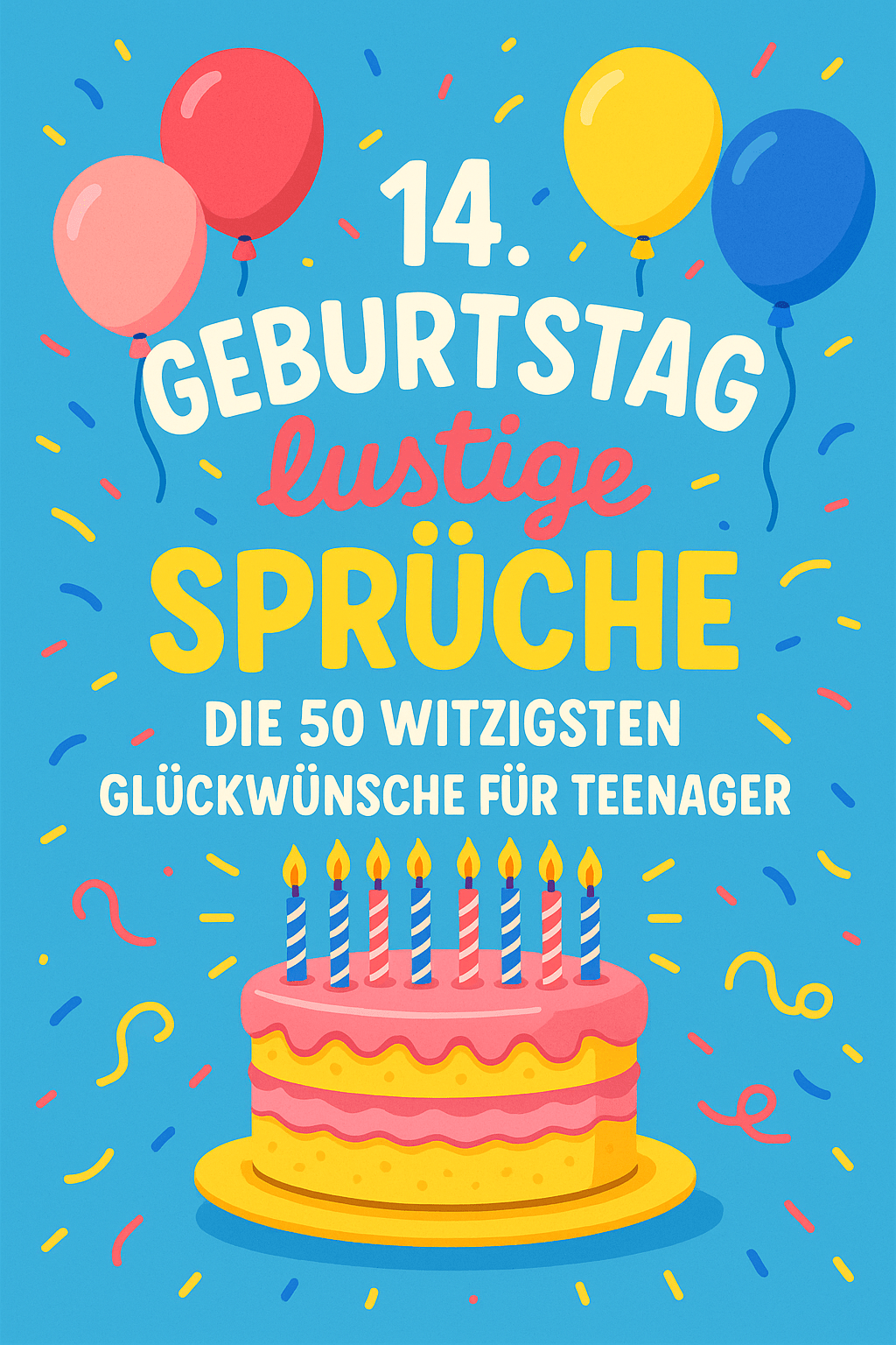 14. Geburtstag lustige Sprüche – Die 50 witzigsten Glückwünsche für Teenager