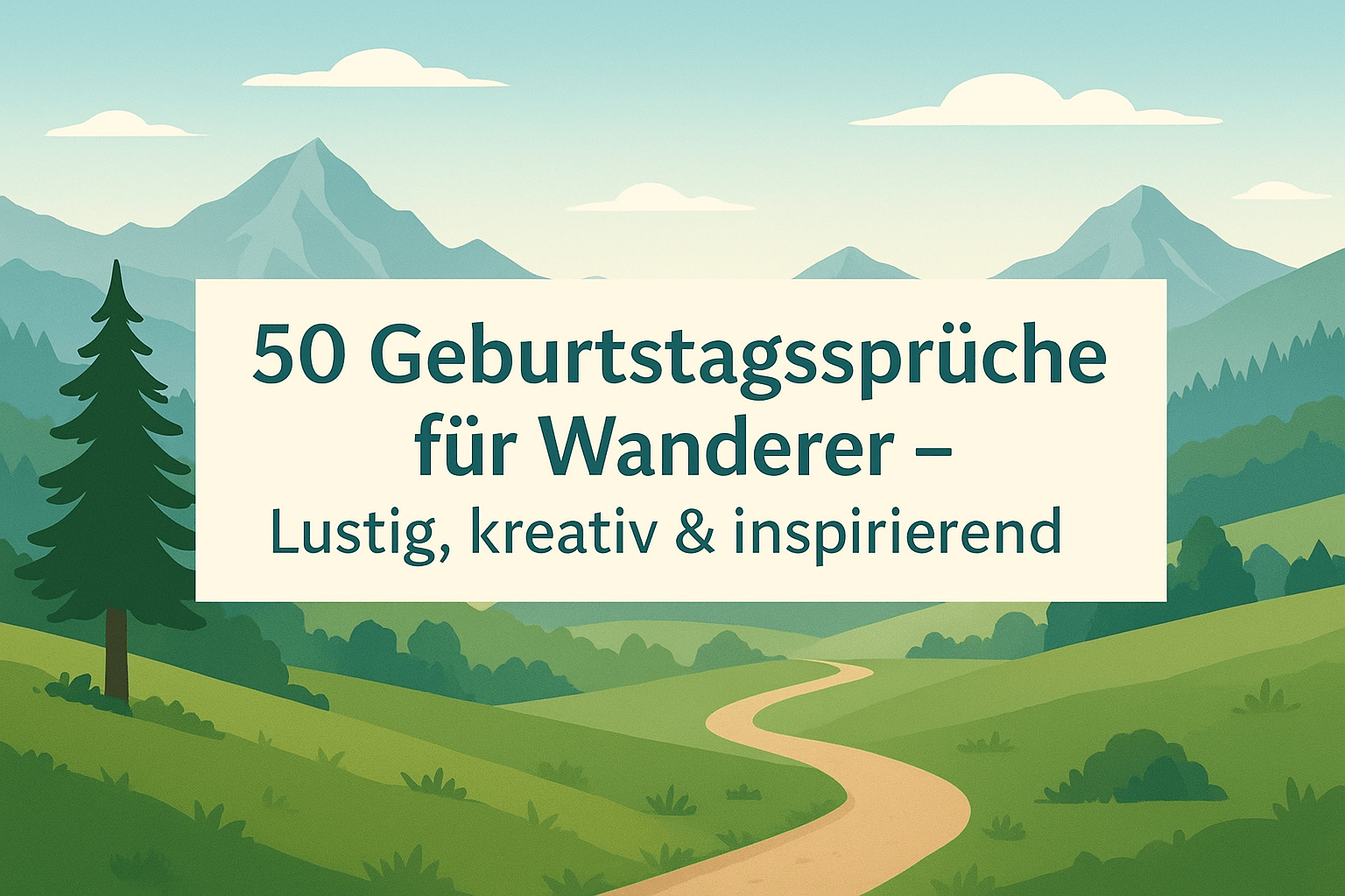 50 Geburtstagssprüche für Wanderer – Lustig, kreativ & inspirierend