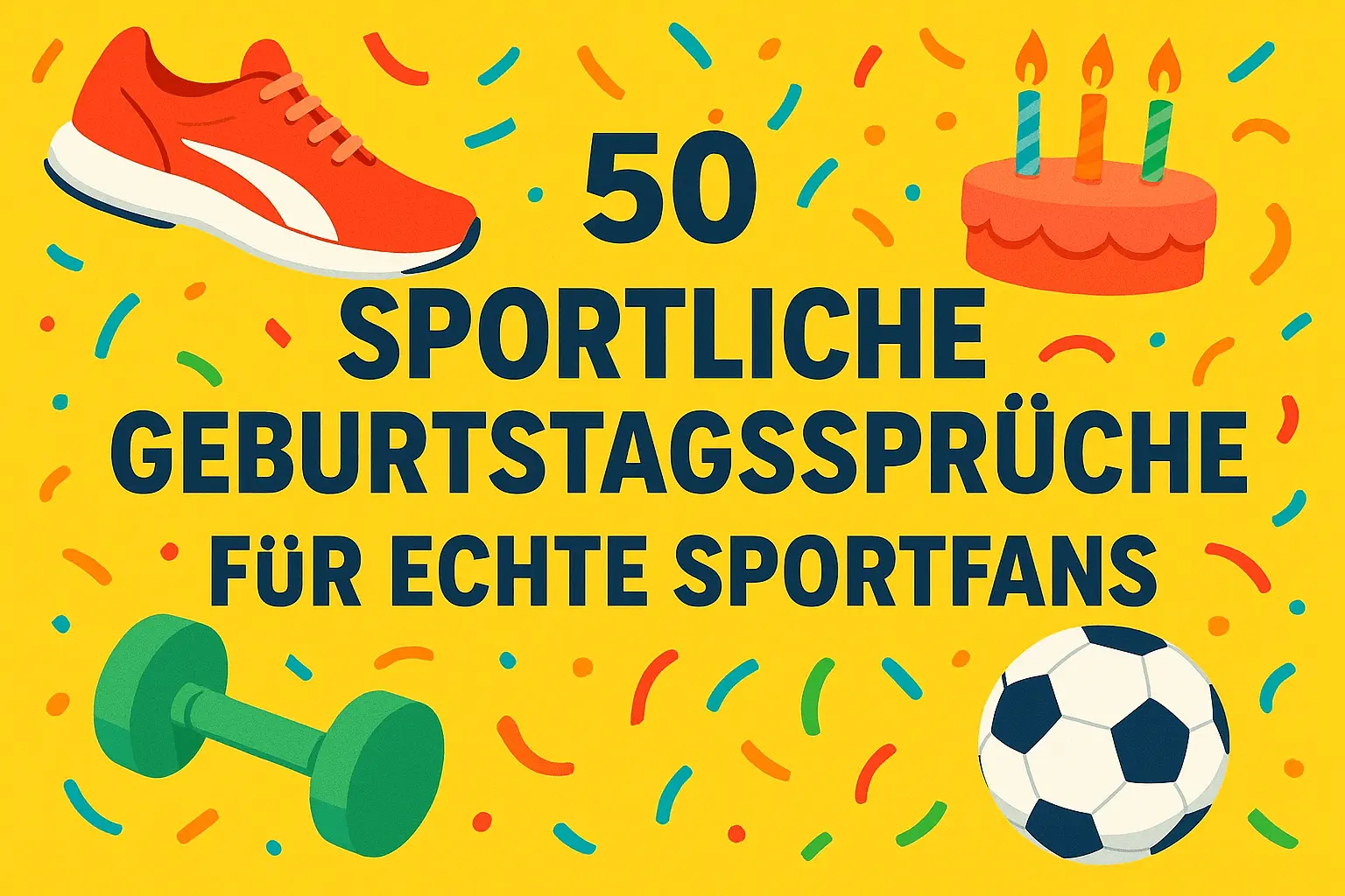 50 Sportliche Geburtstagssprüche für echte Sportfans