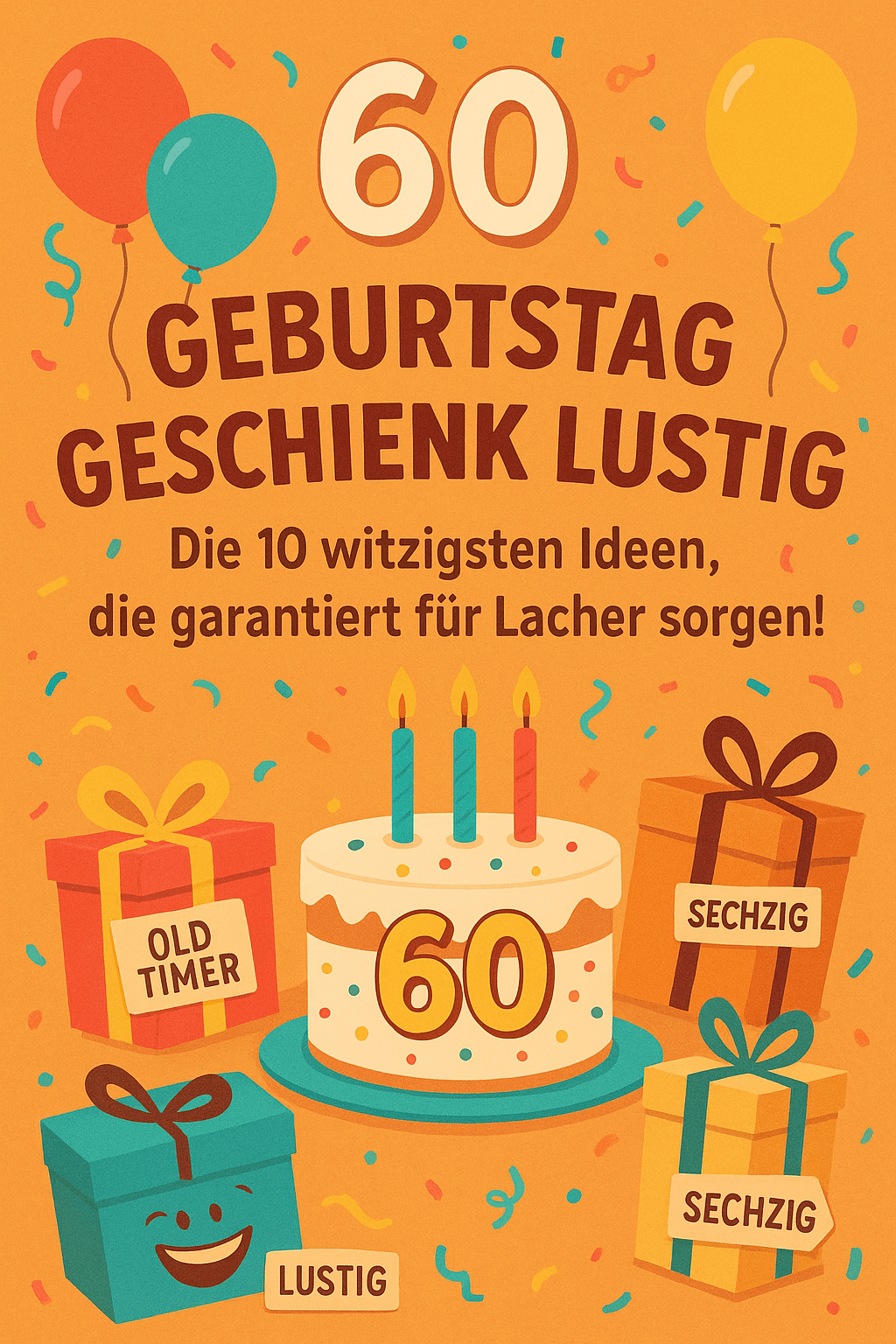 60. Geburtstag Geschenk Lustig – Die 10 witzigsten Ideen, die garantiert für Lacher sorgen!