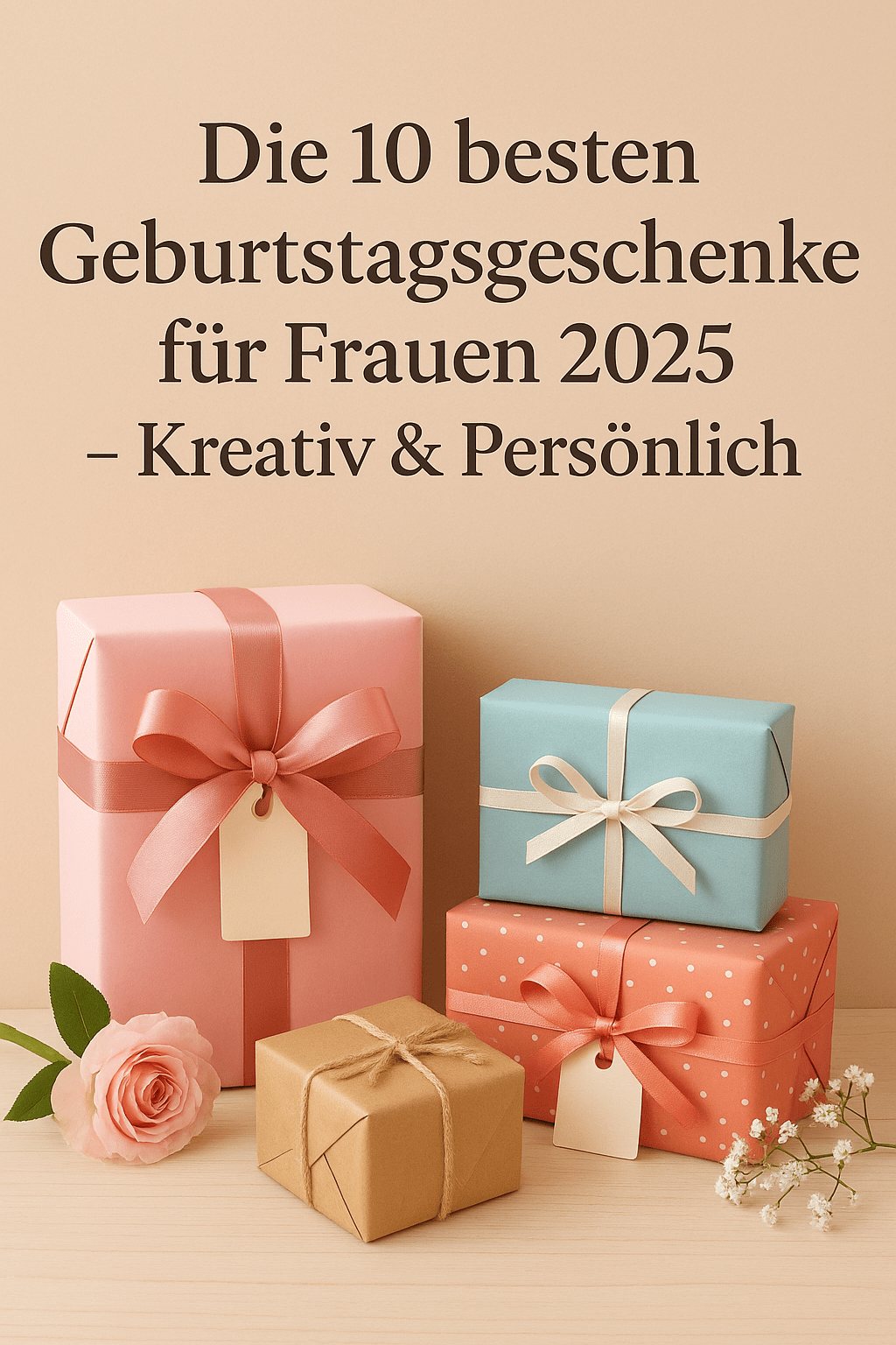 Die 10 besten Geburtstagsgeschenke für Frauen 2025 – Kreativ & Persönlich