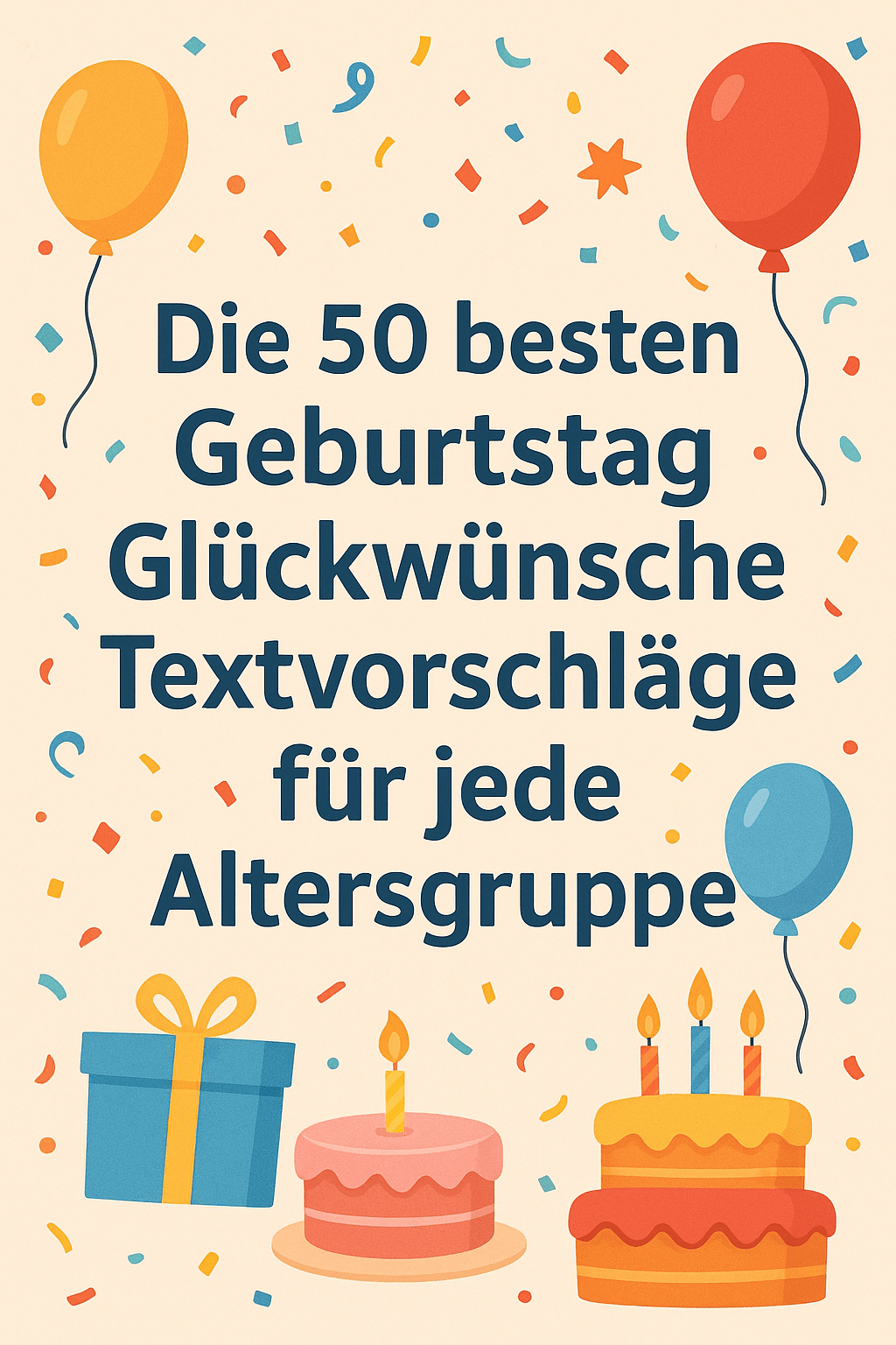 Die 50 besten Geburtstag Glückwünsche Textvorschläge für jede Altersgruppe