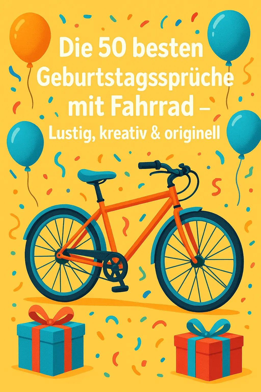 Die 50 besten Geburtstagssprüche mit Fahrrad – Lustig, kreativ & originell