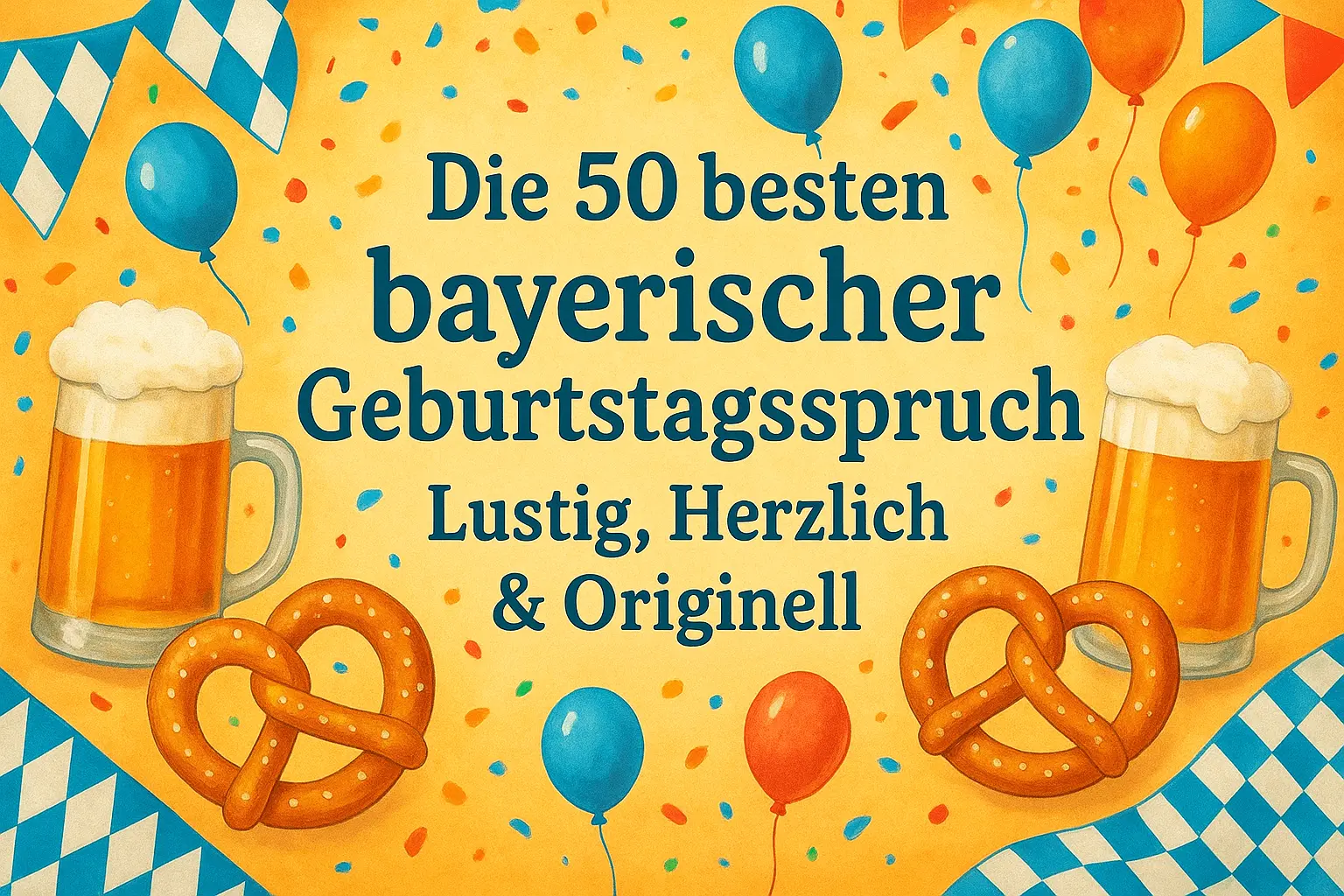 Die 50 besten bayerischer Geburtstagsspruch – Lustig, Herzlich & Originell