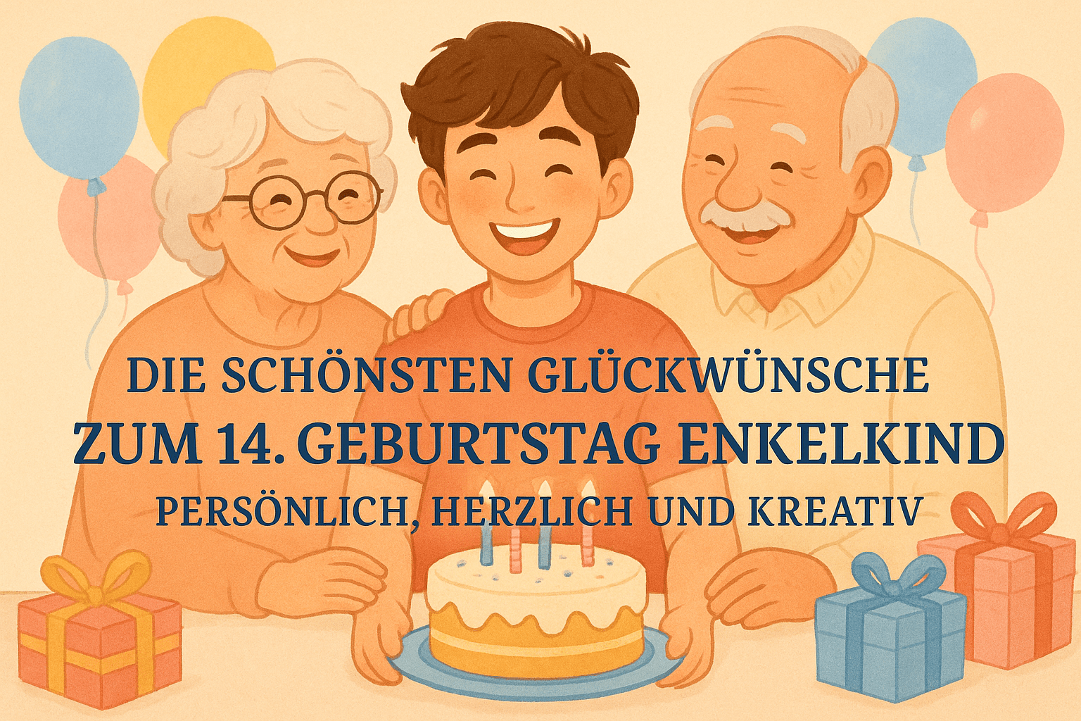 Die schönsten Glückwünsche zum 14 Geburtstag Enkelkind – Persönlich, Herzlich und Kreativ