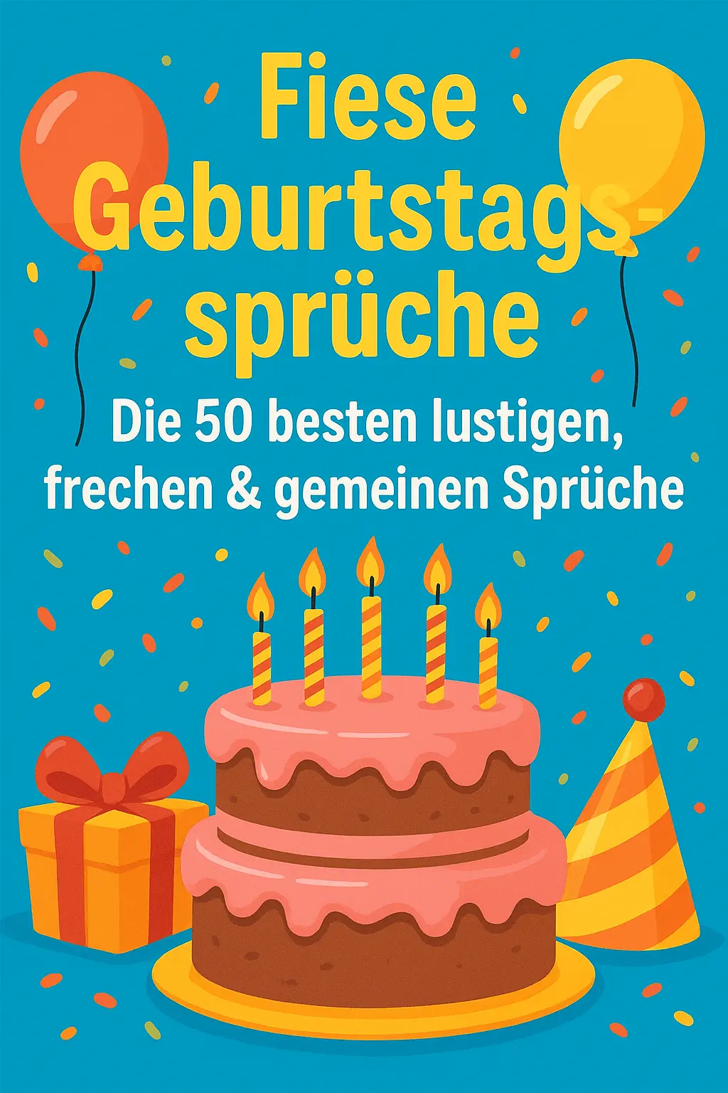 Fiese Geburtstagssprüche: Die 50 besten lustigen, frechen & gemeinen Sprüche