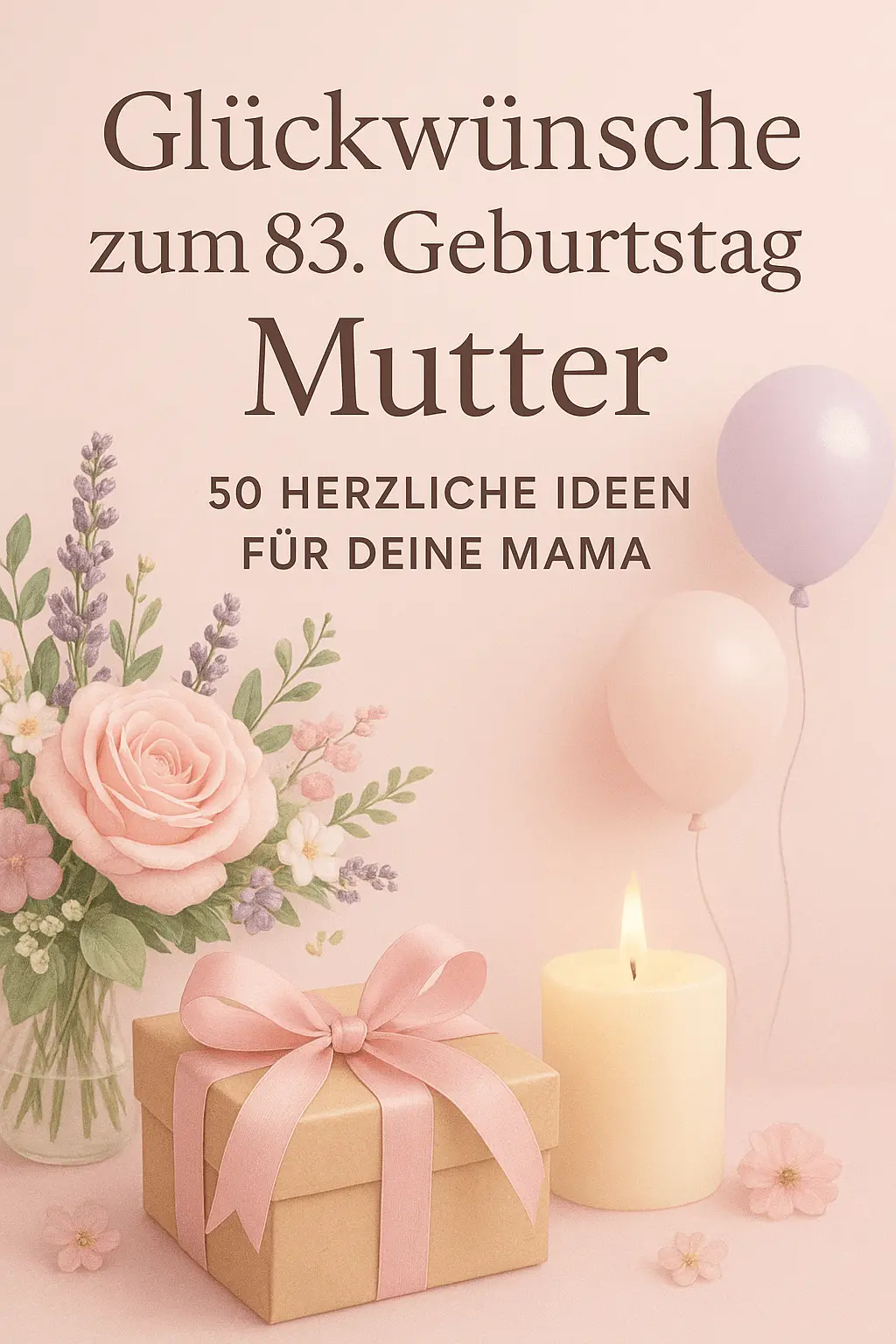 Glückwünsche zum 83. Geburtstag Mutter: 50 Herzliche Ideen für deine Mama