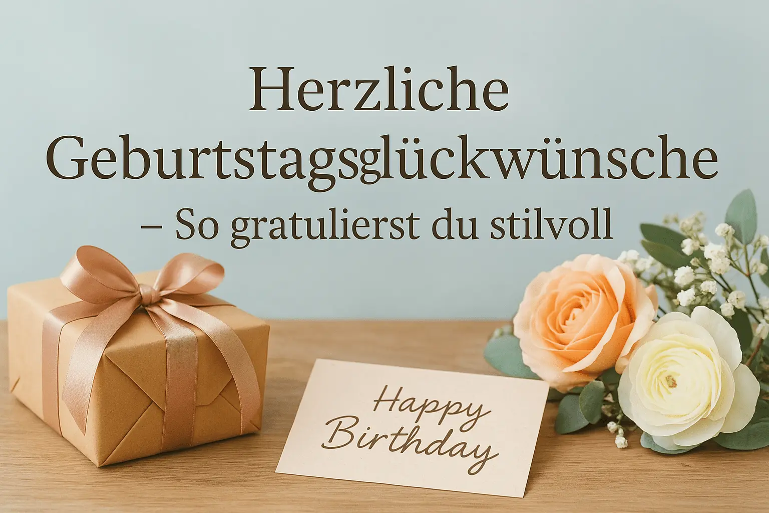 Herzliche Geburtstagsglückwünsche – So gratulierst du stilvoll