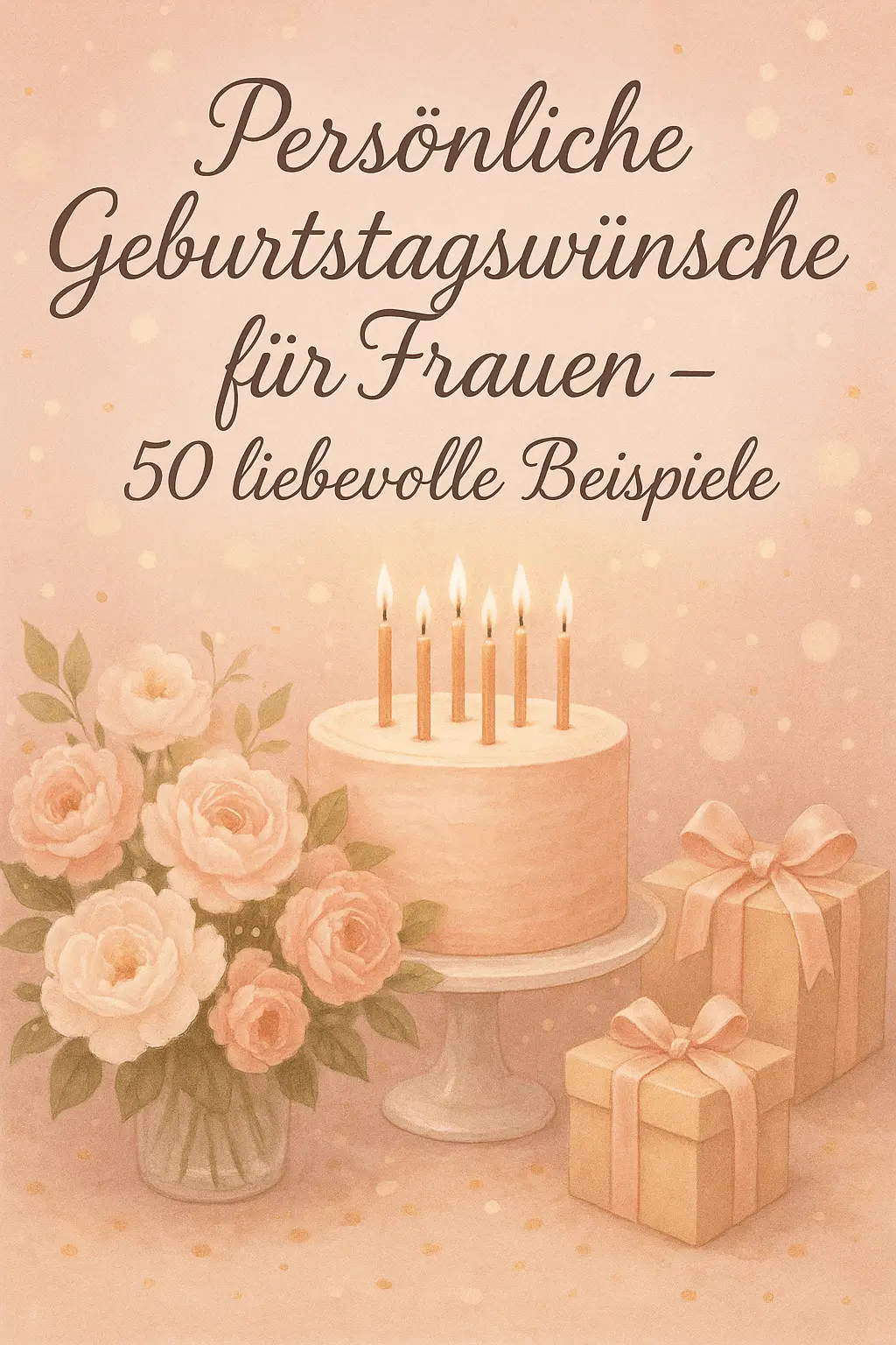 Persönliche Geburtstagswünsche für Frauen – 50 liebevolle Beispiele