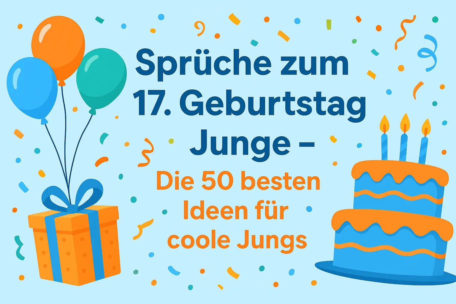 Sprüche zum 17. Geburtstag Junge – Die 50 besten Ideen für coole Jungs